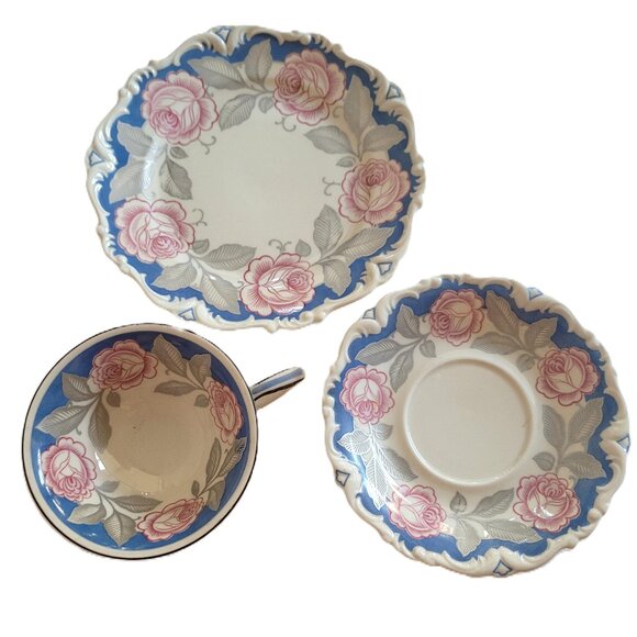 Seltmann Weiden Cup Saucer Plate Set 1924-1946 Mark - Picture 9 of 15